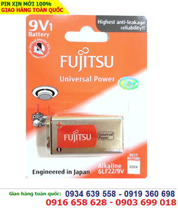 Fujitsu 6LF22; Pin 9v Alkaline Fujitsu 6LF22 Made in Japan